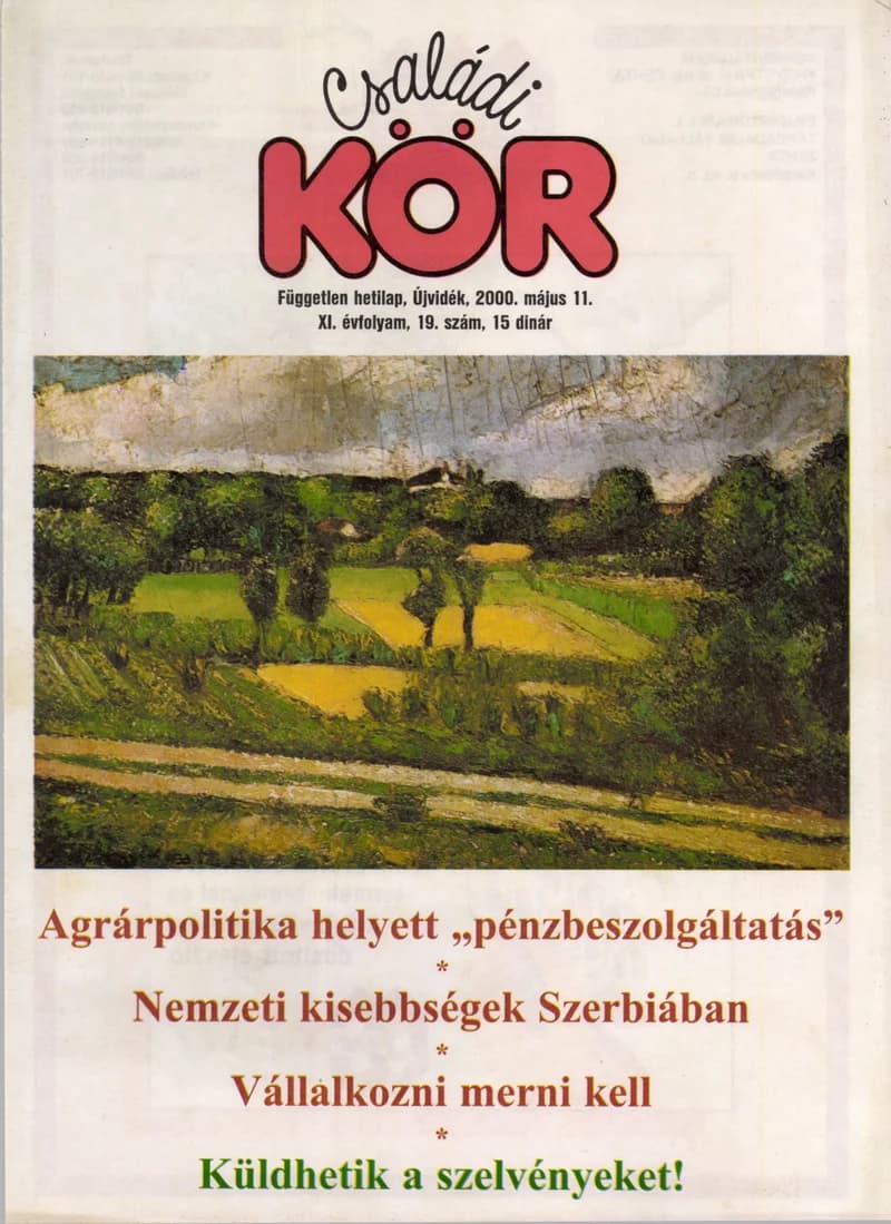 Családi Kör, 11. évf. 2000. május 11. 19. sz.