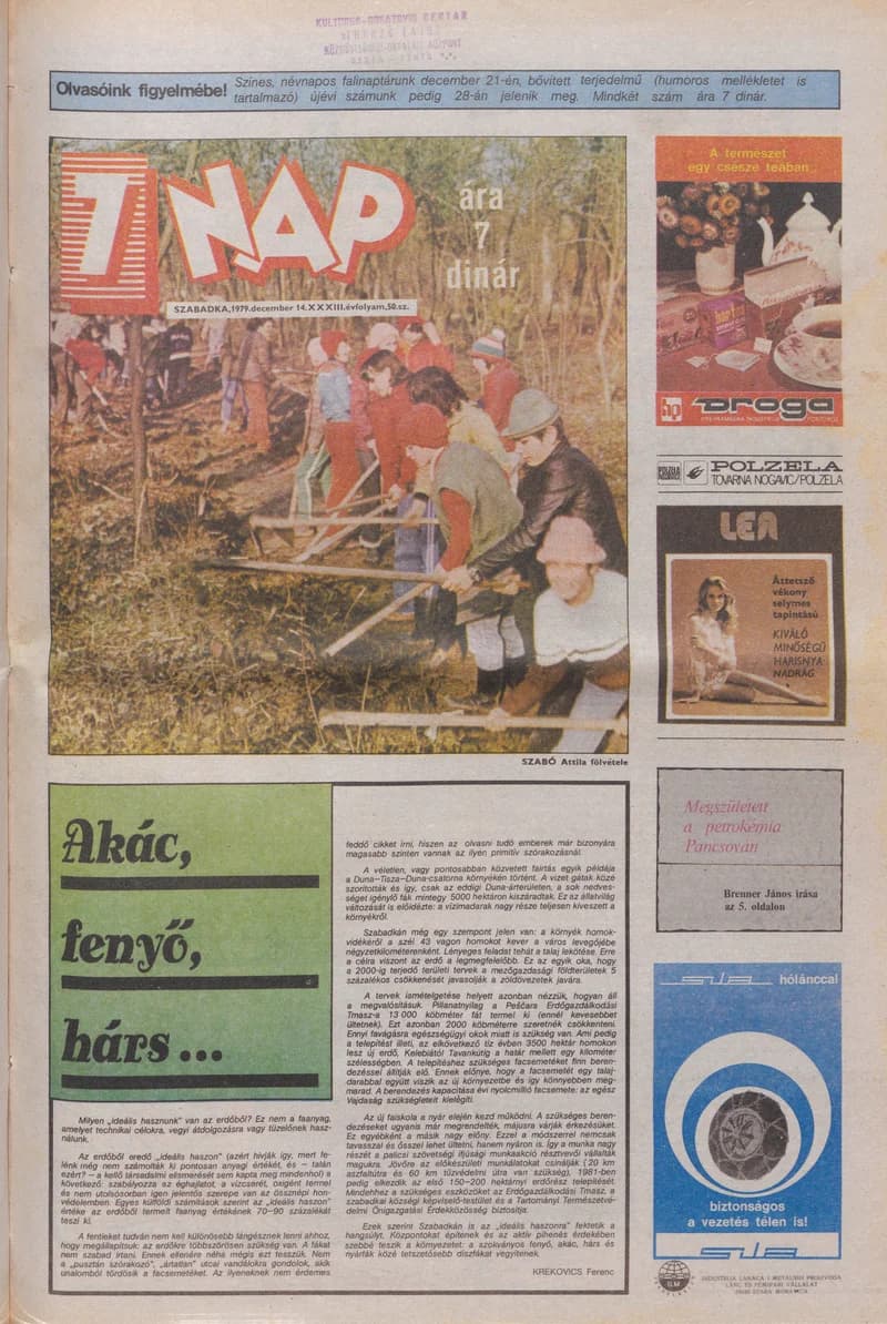 7 Nap, 34. évf. 1979. december 14. 50. sz. 1–24. oldal