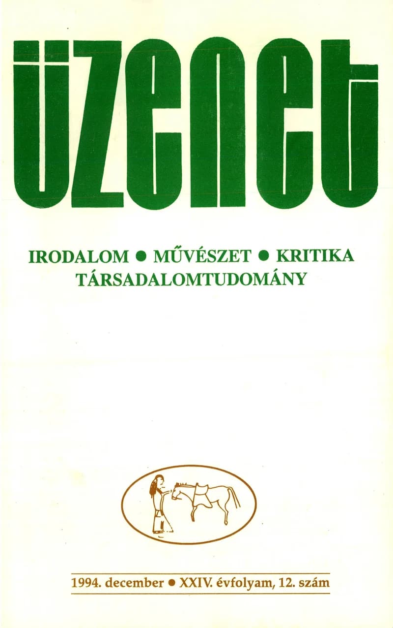 Üzenet, 24. évf. 1994. december. 12. sz. 837–944. oldal