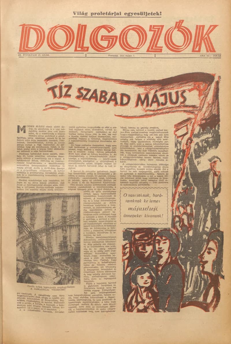Dolgozók, 9. évf. 1955. május 1. 17. sz.