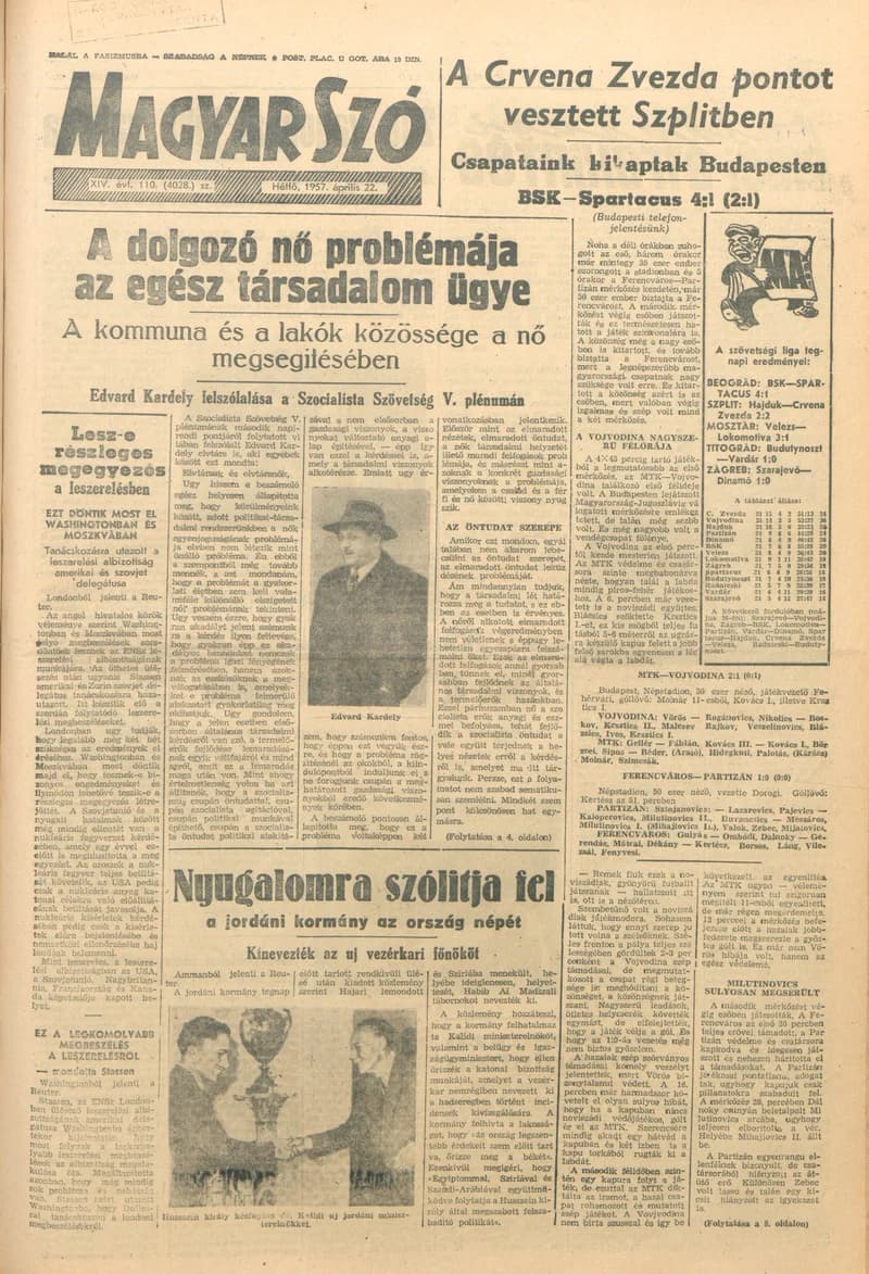 Magyar Szó, 14. évf. 1957. április 22. 110. sz. 1–8. oldal