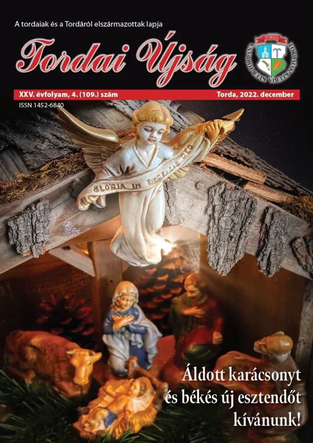 Tordai Újság, 25. évf. 2022. december. 4. sz.