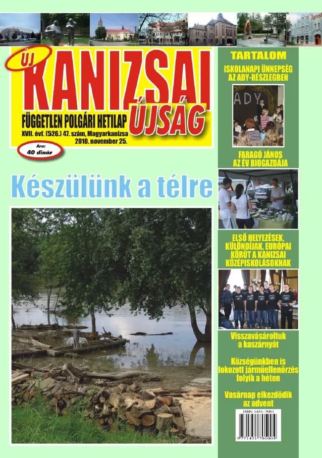 Új Kanizsai Újság, 17. évf. 2010. november 25. 47. sz.