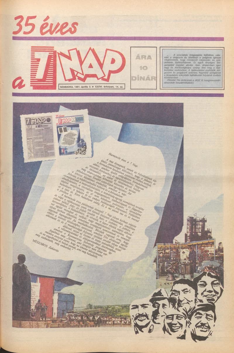 7 Nap, 36. évf. 1981. április 3. 14. sz. 1–24. oldal