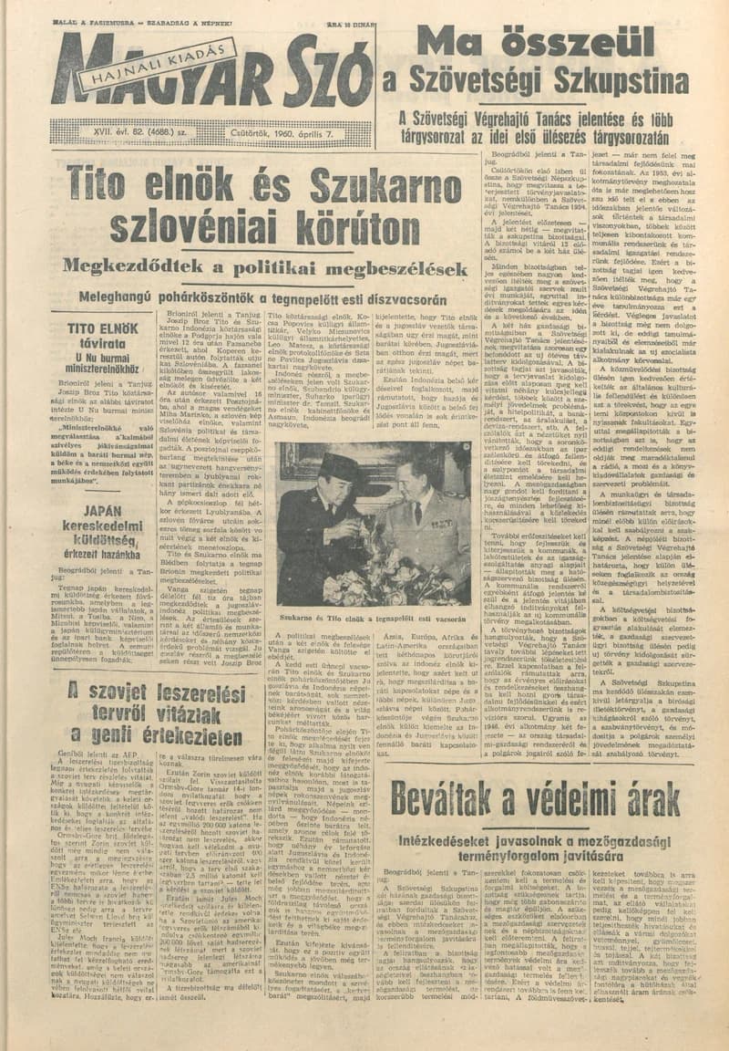 Magyar Szó, 17. évf. 1960. április 7. 82. sz. 1–28. oldal