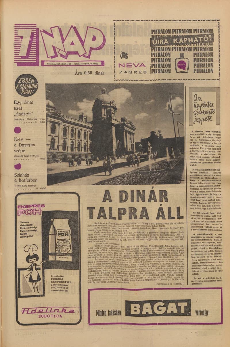 7 Nap, 22. évf. 1967. október 13. 42. sz. 1–20. oldal