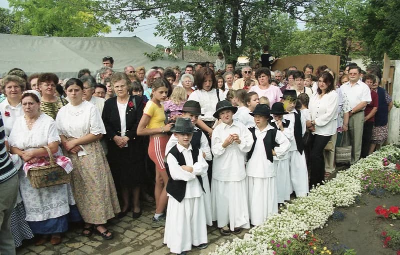A temerini Tájház ünnepi megnyitója, 2003.7.19.