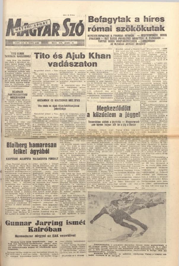 Magyar Szó, 25. évf. 1968. január 15. 13. sz. 1–14. oldal