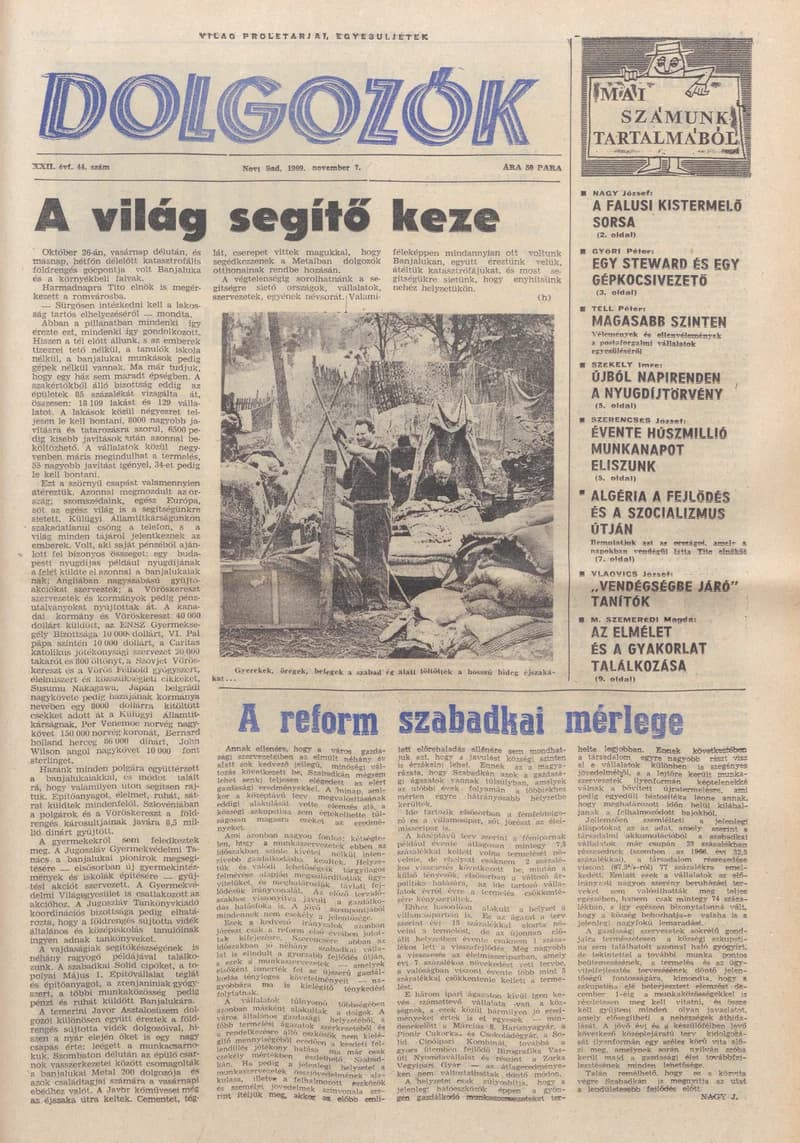 Dolgozók, 23. évf. 1969. november 7. 44. sz.