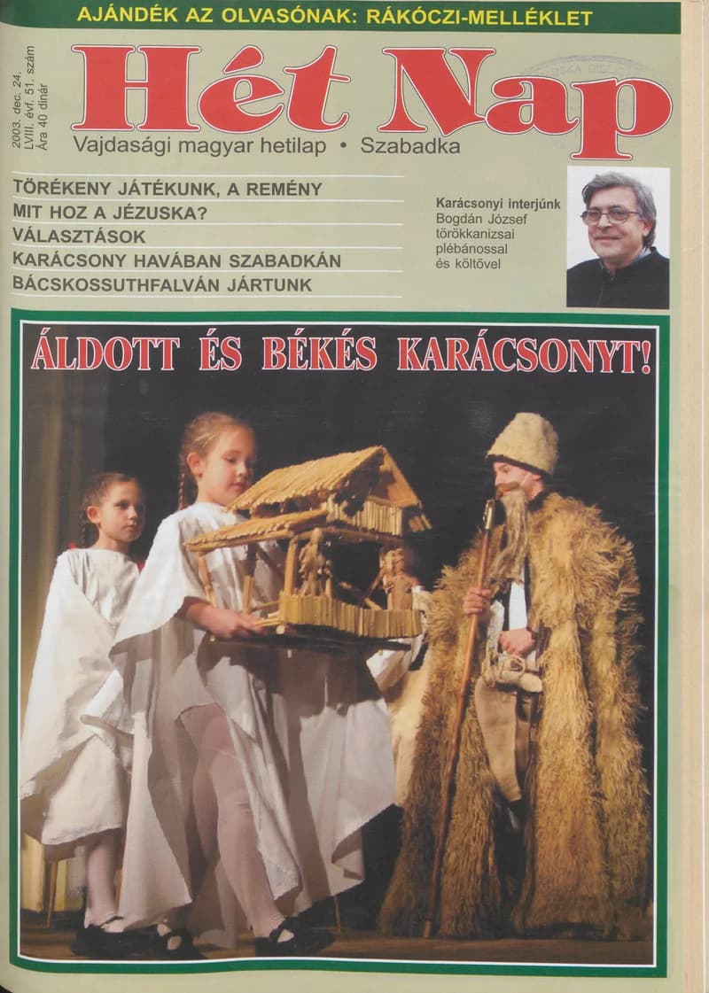 7 Nap, 58. évf. 2003. december 24. 51. sz.