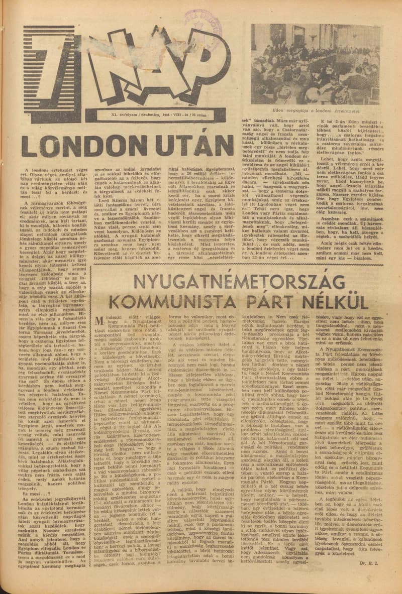 7 Nap, 11. évf. 1956. augusztus 26. 35. sz.