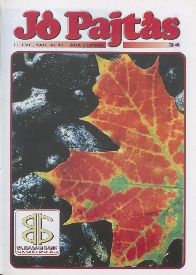 Jó Pajtás, 51. évf. 1997. november 13. 34. sz.