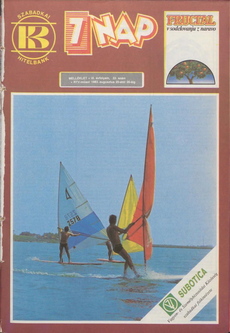7 Nap melléklet, 9. évf. 1983. augusztus 20. – 26. 33. sz.