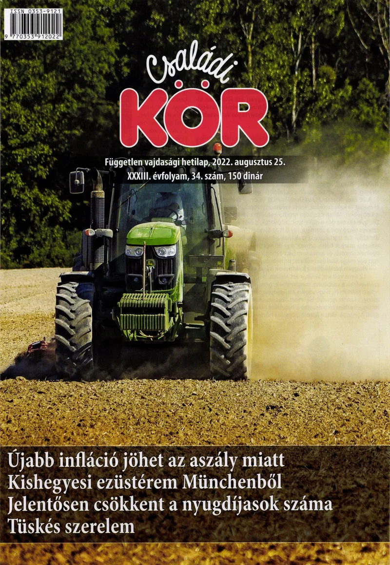 Családi Kör, 33. évf. 2022. augusztus 25. 34. sz.