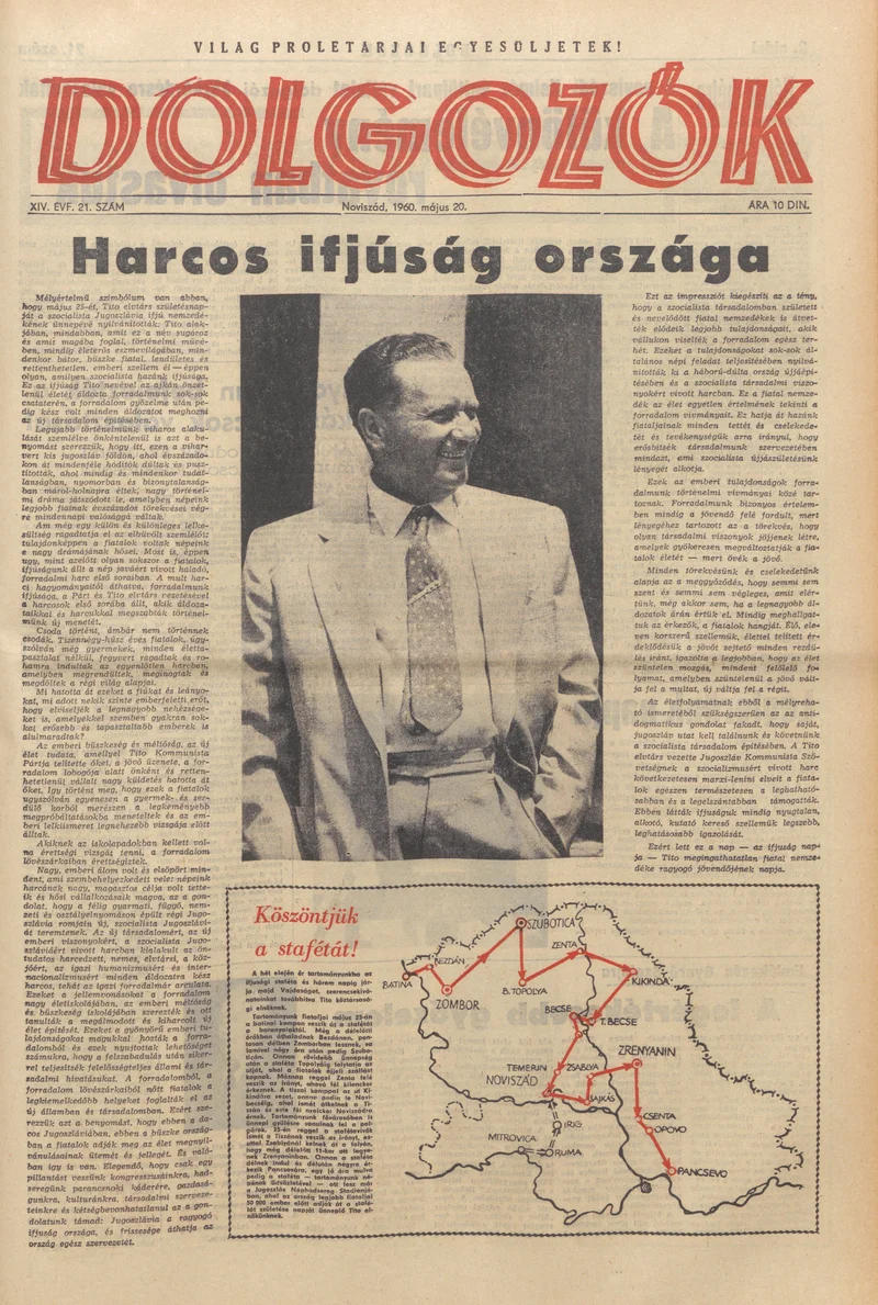 Dolgozók, 14. évf. 1960. május 20. 21. sz.