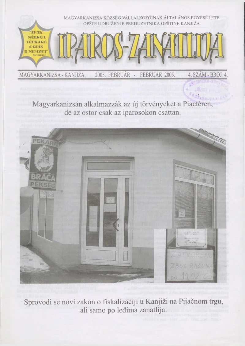 Iparos-Zanatlija 2005. február. 4. sz.