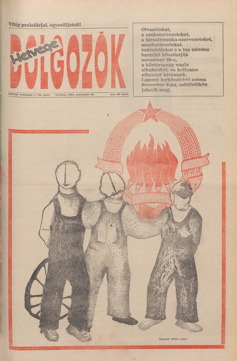 Dolgozók, 38. évf. 1984. november 29. 48. sz.