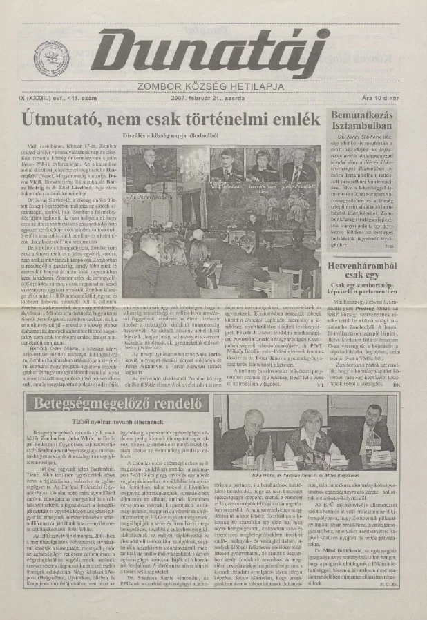 Dunatáj, 9. évf. 2007. február 21. 411. sz.