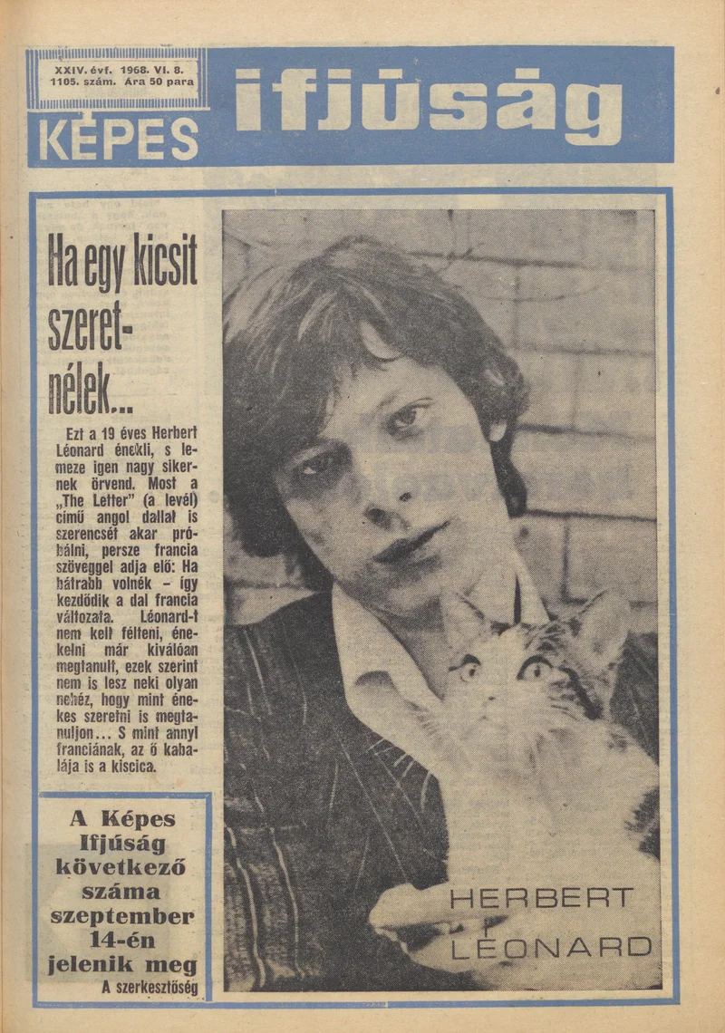 Képes Ifjúság, 24. évf. 1968. június 8. 1105. sz. 1–32. oldal