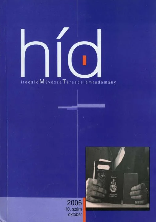 Híd, 70. évf. 2006. október. 10. sz. 1–143. oldal