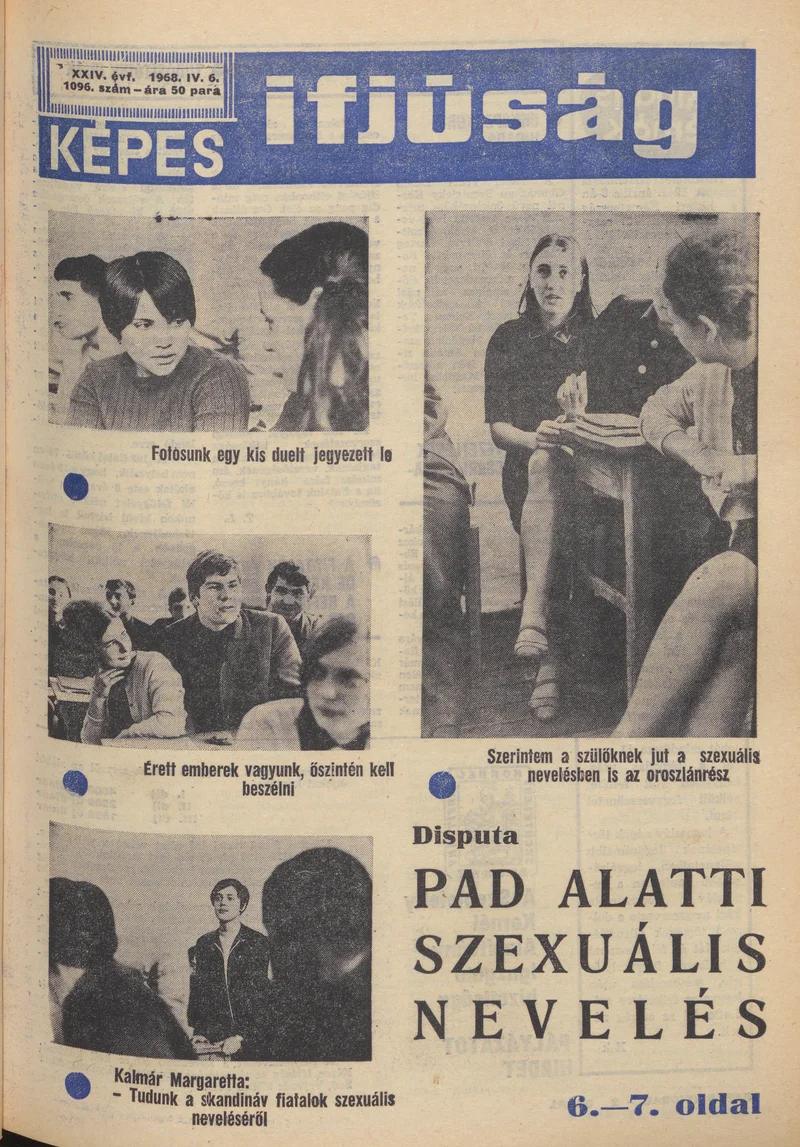 Képes Ifjúság, 24. évf. 1968. április 6. 1096. sz. 1–32. oldal