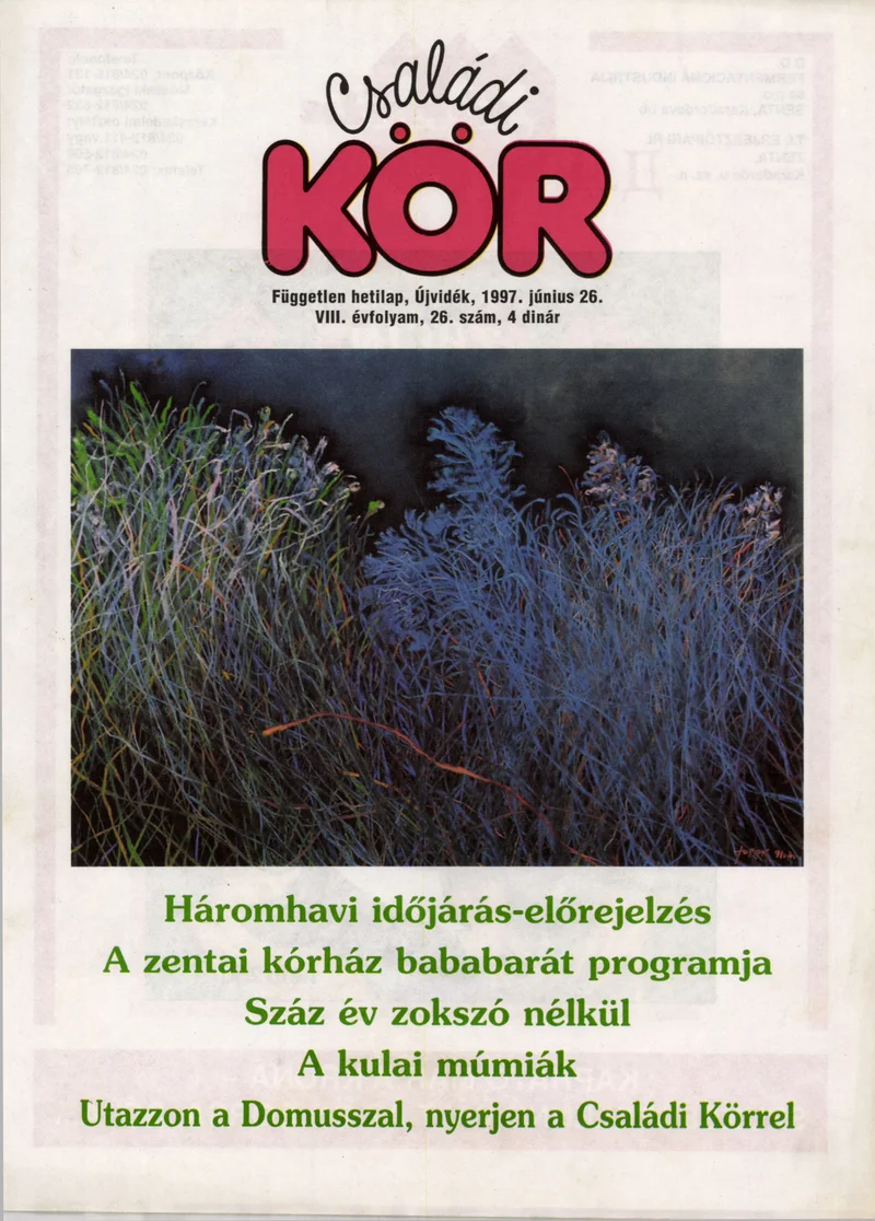 Családi Kör, 8. évf. 1997. június 26. 26. sz.