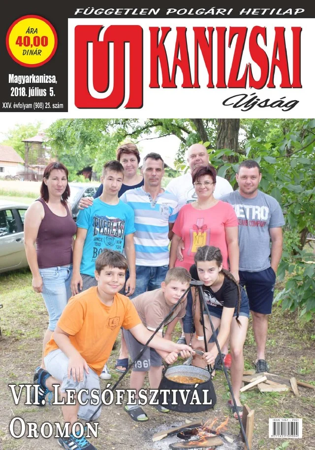 Új Kanizsai Újság, 25. évf. 2018. július 5. 25. sz.
