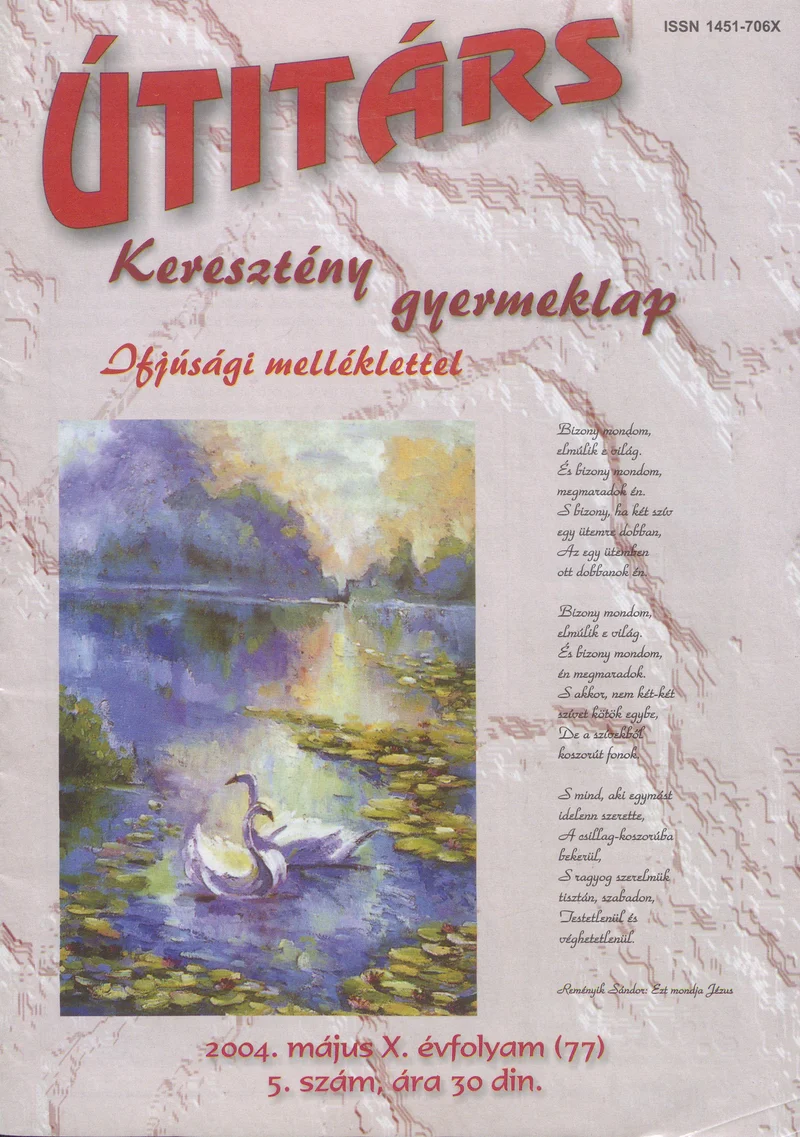 Útitárs, 9. évf. 2004. május. 5. sz.