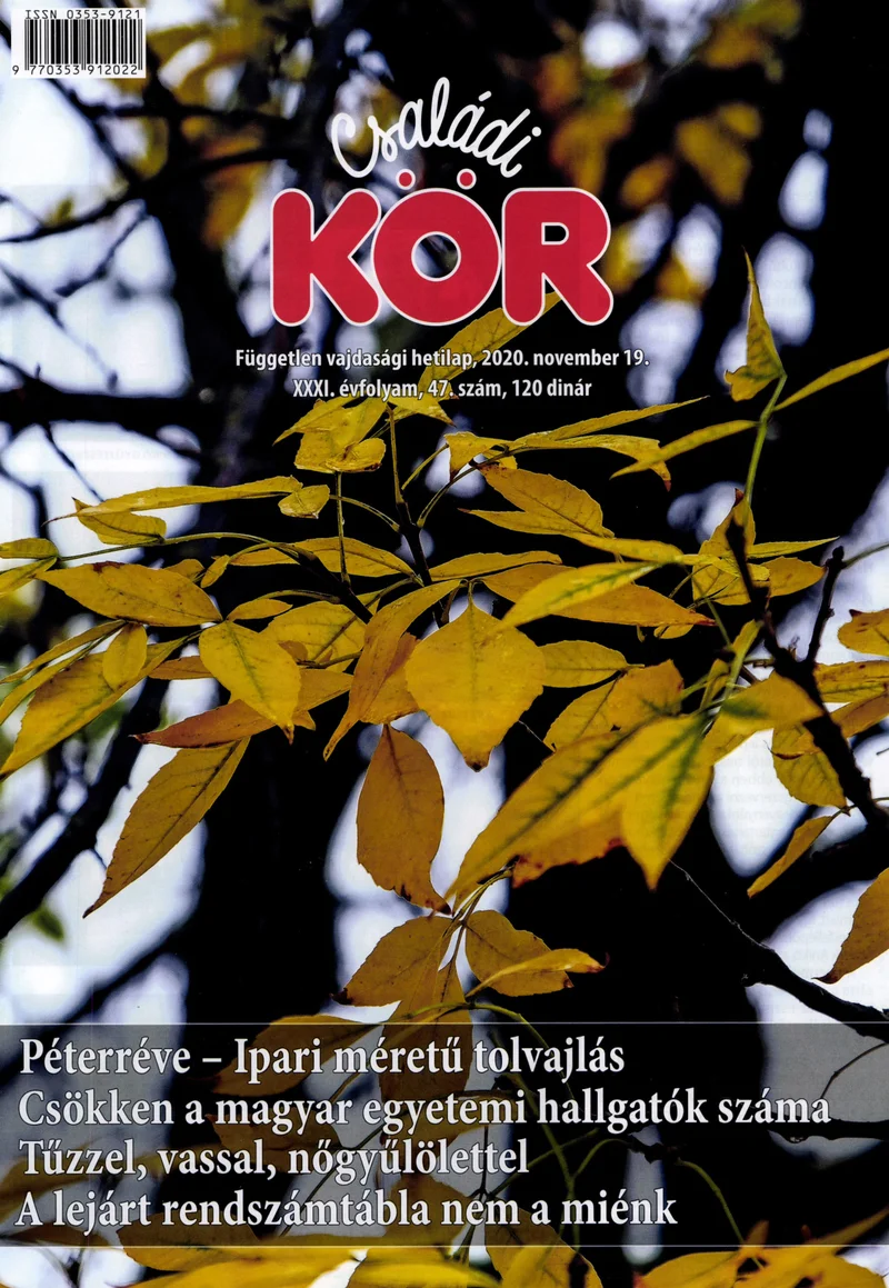 Családi Kör, 31. évf. 2020. november 19. 47. sz.