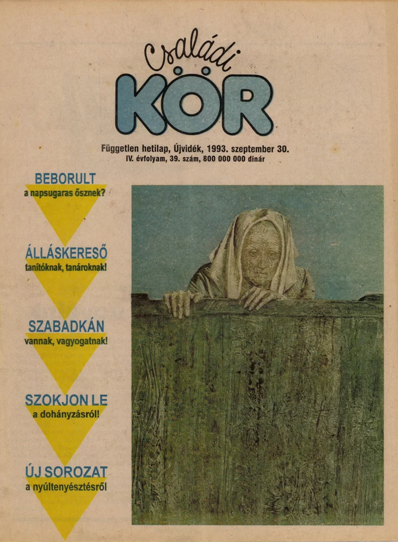Családi Kör, 4. évf. 1993. szeptember 30. 39. sz.