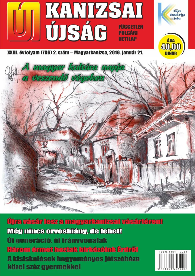 Új Kanizsai Újság, 23. évf. 2016. január 21. 2. sz.