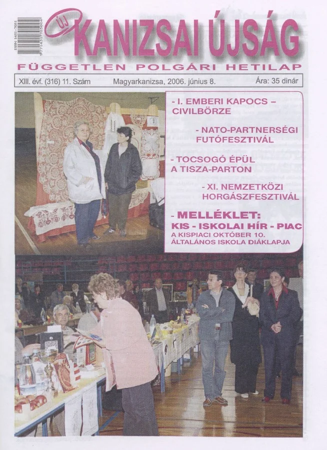 Új Kanizsai Újság, 13. évf. 2006. június 8. 11. sz.