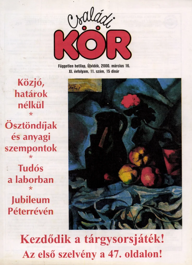 Családi Kör, 11. évf. 2000. március 16. 11. sz.