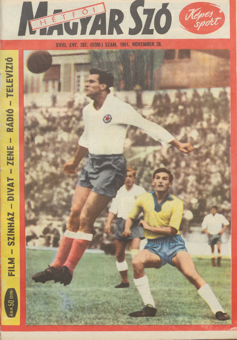 Hétfői Magyar Szó, 18. évf. 1961. november 20. 287. sz.