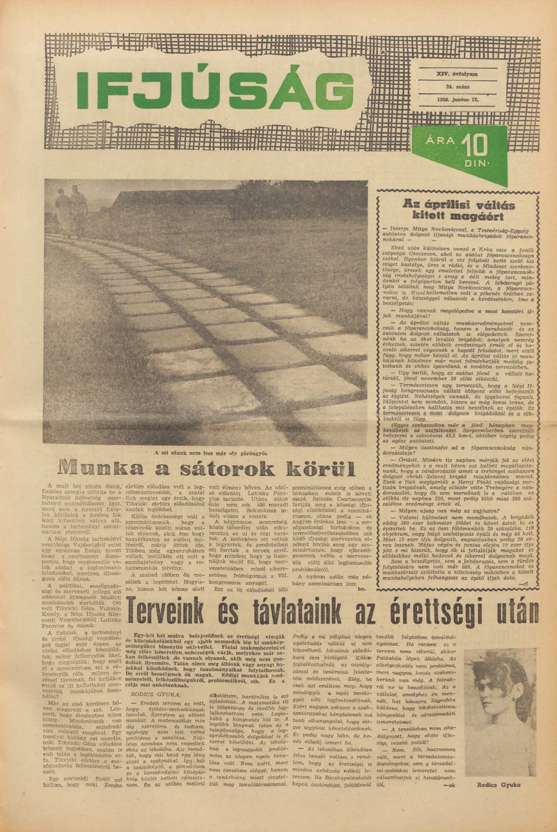 Ifjúság, 14. évf. 1958. június 12. 24. sz.