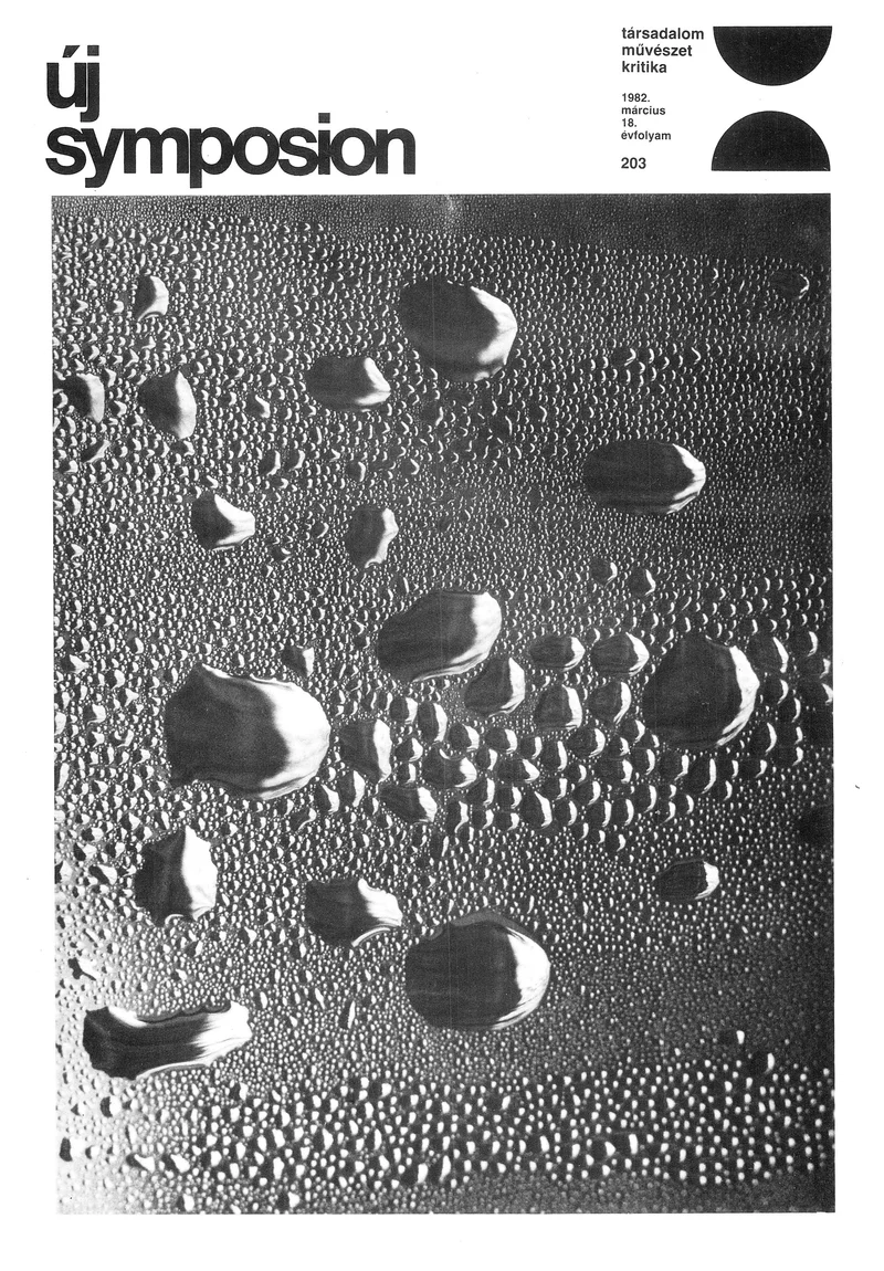 Új Symposion, 18. évf. 1982. március. 203. sz. 41–108. oldal