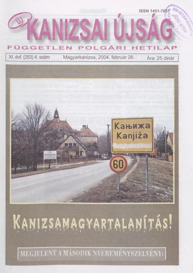 Új Kanizsai Újság, 11. évf. 2004. február 26. 4. sz.