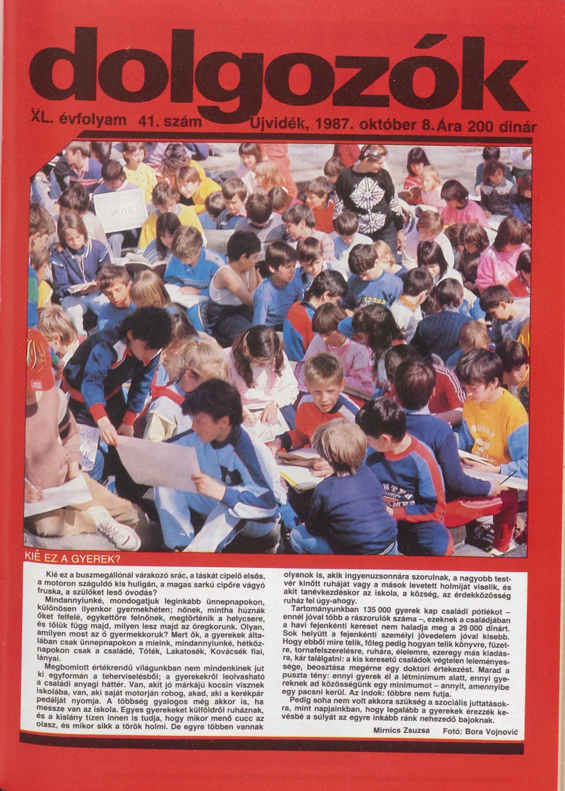 Dolgozók, 41. évf. 1987. október 8. 41. sz.