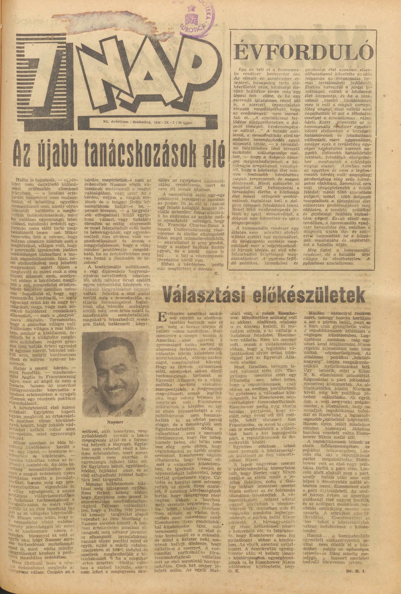 7 Nap, 11. évf. 1956. szeptember 2. 36. sz.