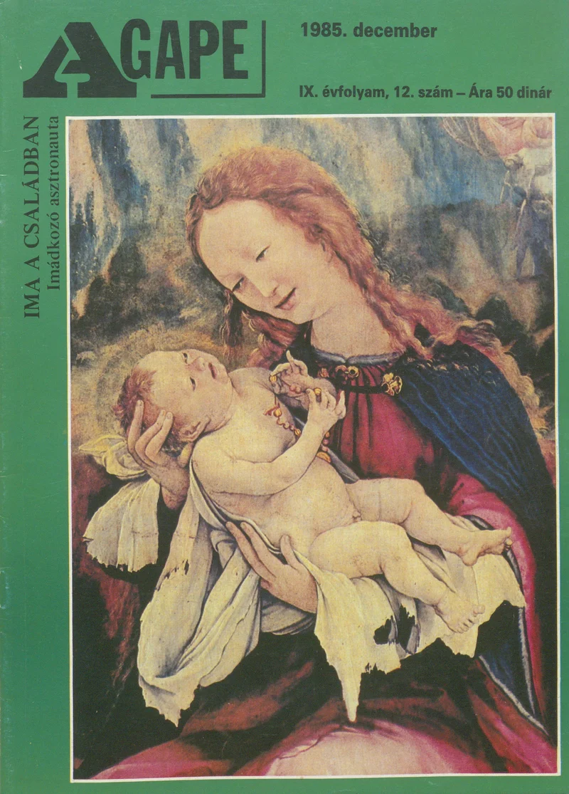 Agape, 9. évf. 1985. december. 12. sz.
