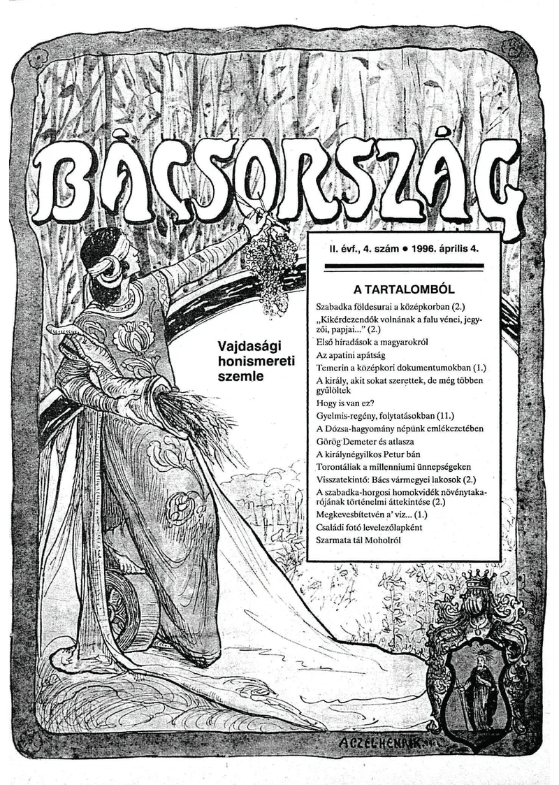 Bácsország, 2. évf. 1996. április 4. 4. sz.