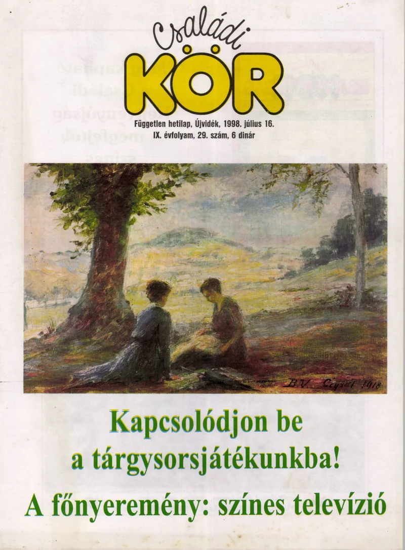Családi Kör, 9. évf. 1998. július 16. 29. sz.