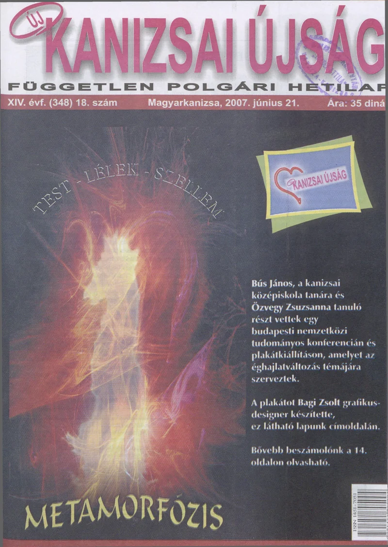 Új Kanizsai Újság, 14. évf. 2007. június 21. 18. sz.