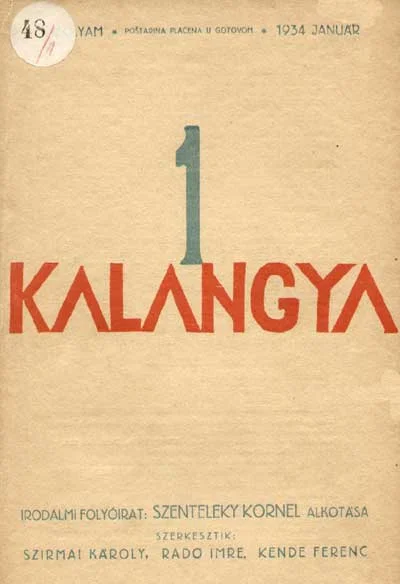 Kalangya, 3. évf. 1934. január. 1. sz. 1–84. oldal