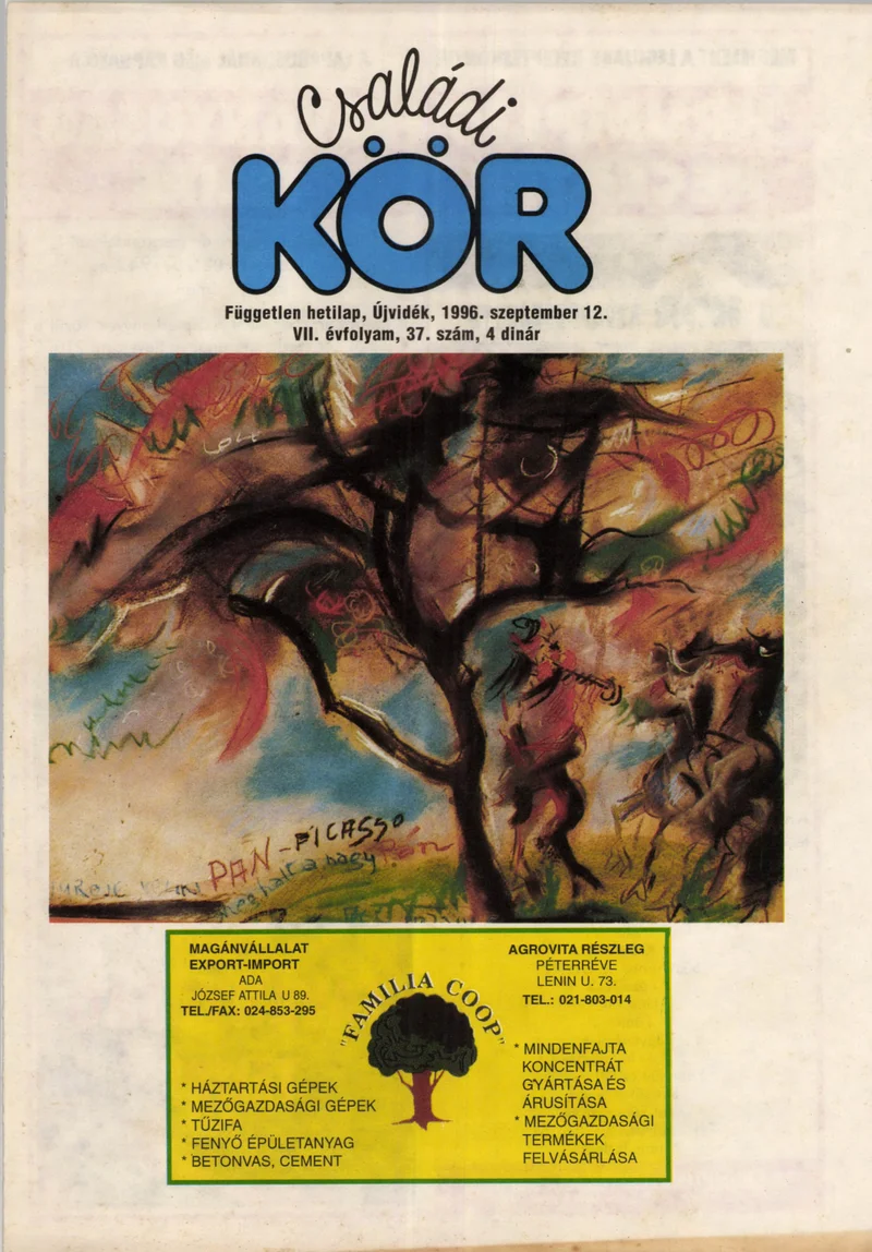 Családi Kör, 7. évf. 1996. szeptember 12. 37. sz.