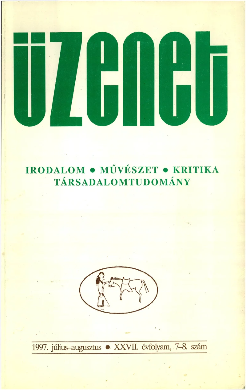 Üzenet, 27. évf. 1997. július – augusztus. 7–8. sz. 397–520. oldal