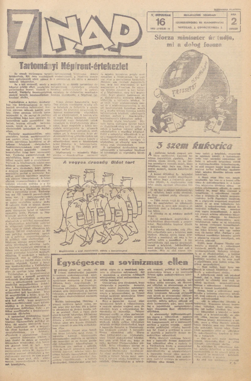 7 Nap, 5. évf. 1950. április 19. 16. sz. 1–4. oldal