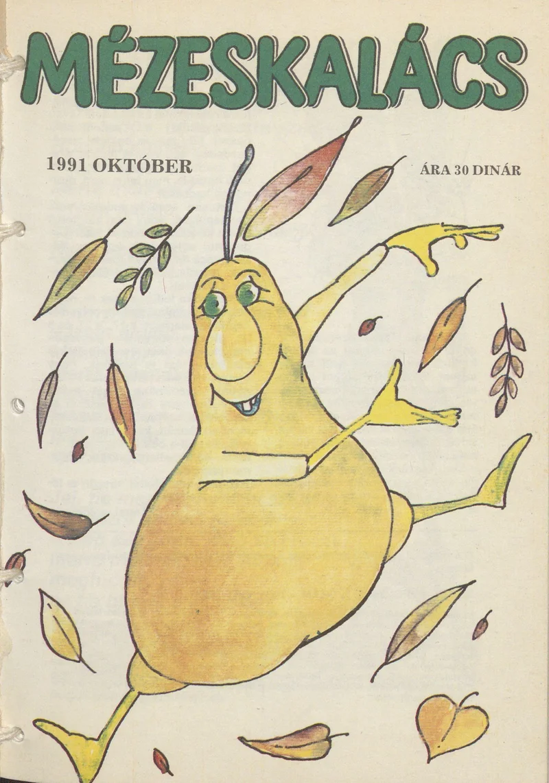Mézeskalács, 39. évf. 1991. október. 8. sz.