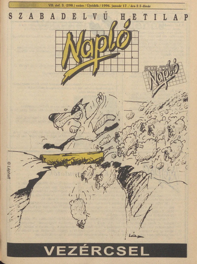 Napló - Szabadelvű hetilap, 7. évf. 1996. január 17. 298. sz.