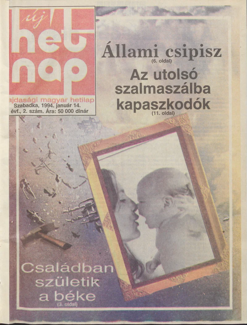 Új Hét Nap, 2. évf. 1994. január 14. 2. sz.